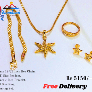 Gold Pleted Jewellery. Chain/Rings/Bracelet/Pendent/Earrings/ ඉන්දියාණු ස්වර්ණාභරණ.