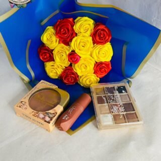 Ribbon Rose Flower Bouquet